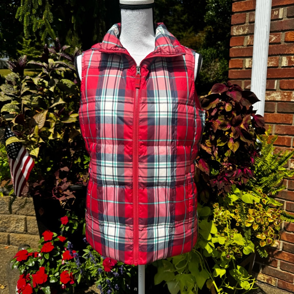 Lands End Down Vest Size Small 6-8